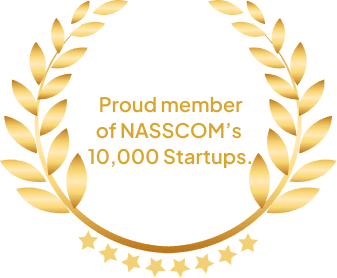 Proud member of NASSCOM’s 10,000 Startups