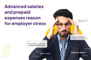 How are advanced salaries and prepaid expenses causing distress to employers?