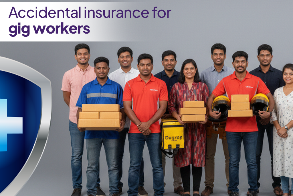 Accidental insurance for gig workers